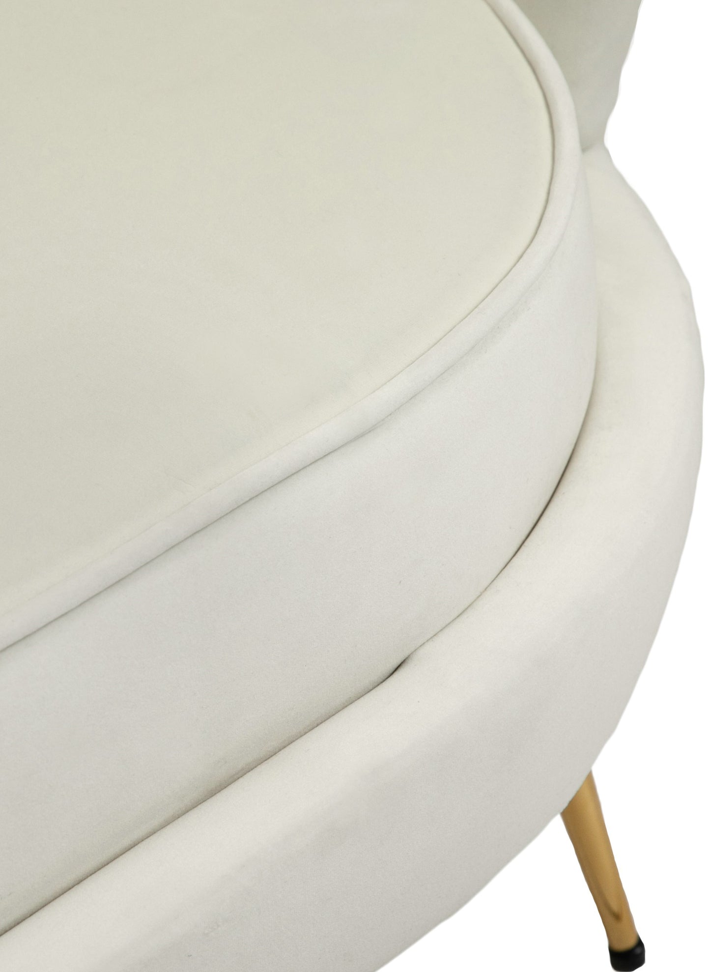 alessio cream velvet chair c