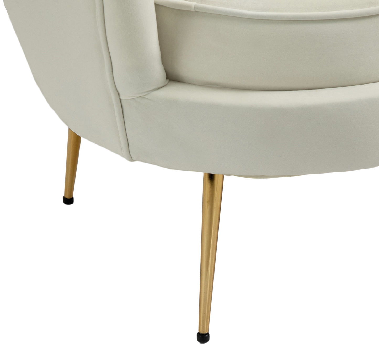 alessio cream velvet chair c