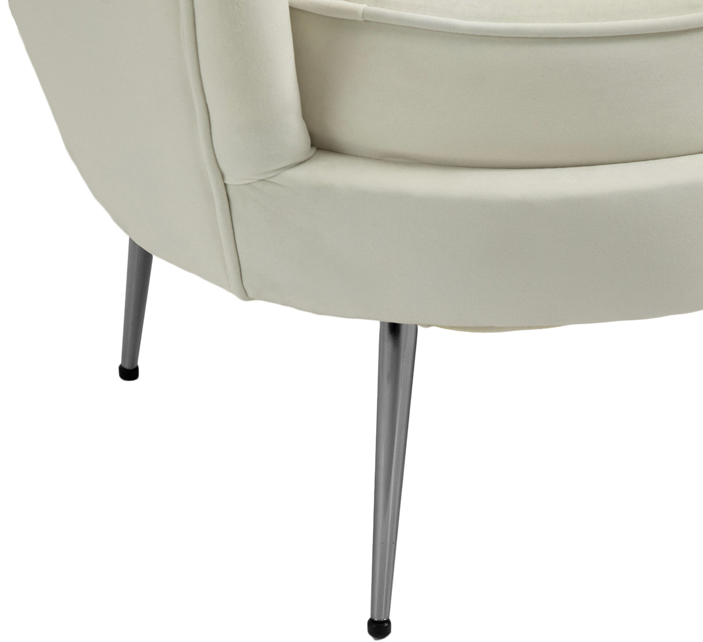 alessio cream velvet chair c