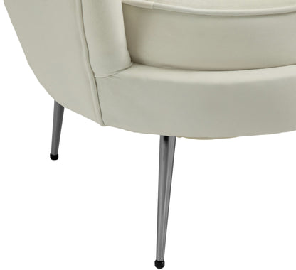Alessio Cream Velvet Chair C