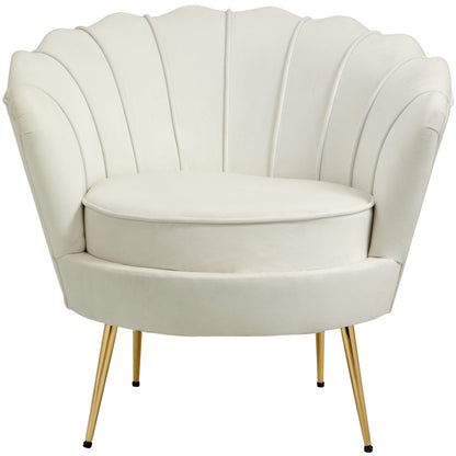 Alessio Cream Velvet Chair C
