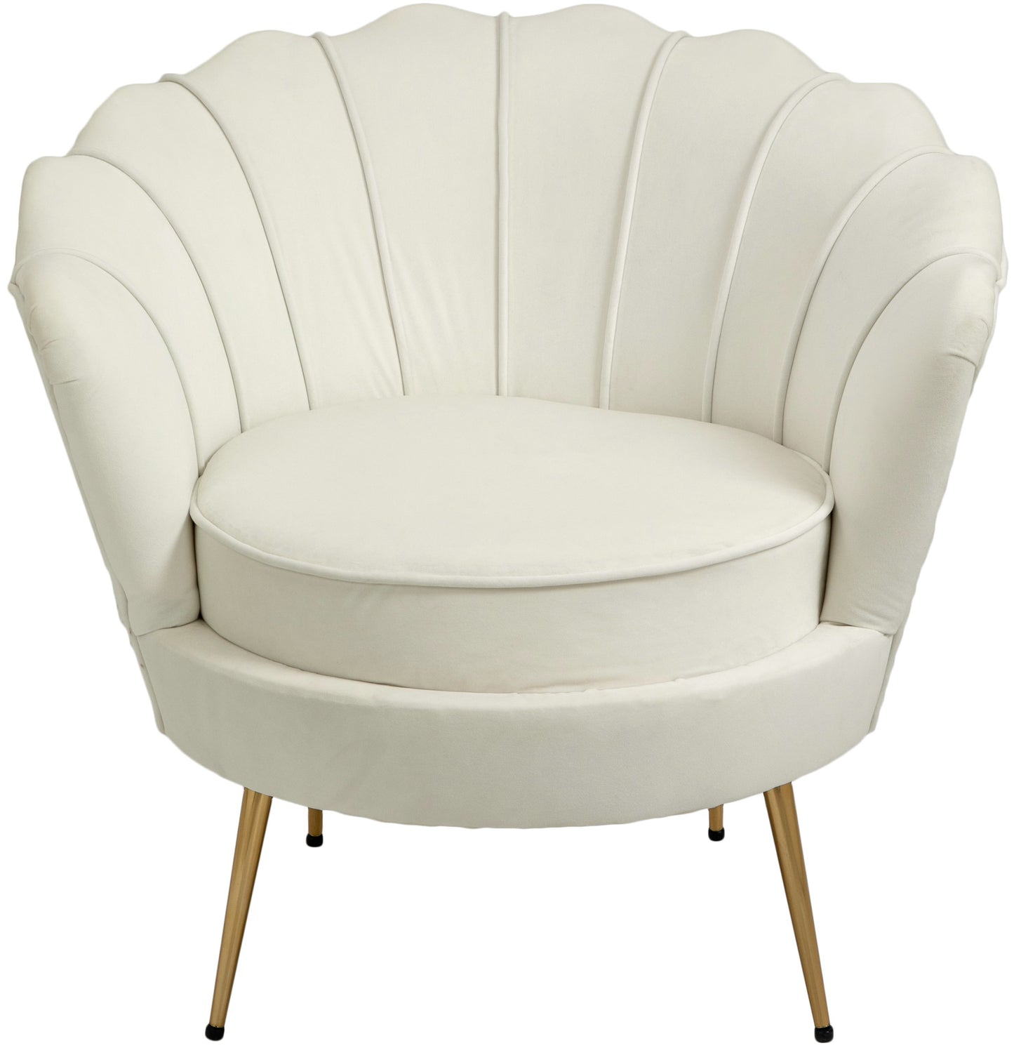 alessio cream velvet chair c