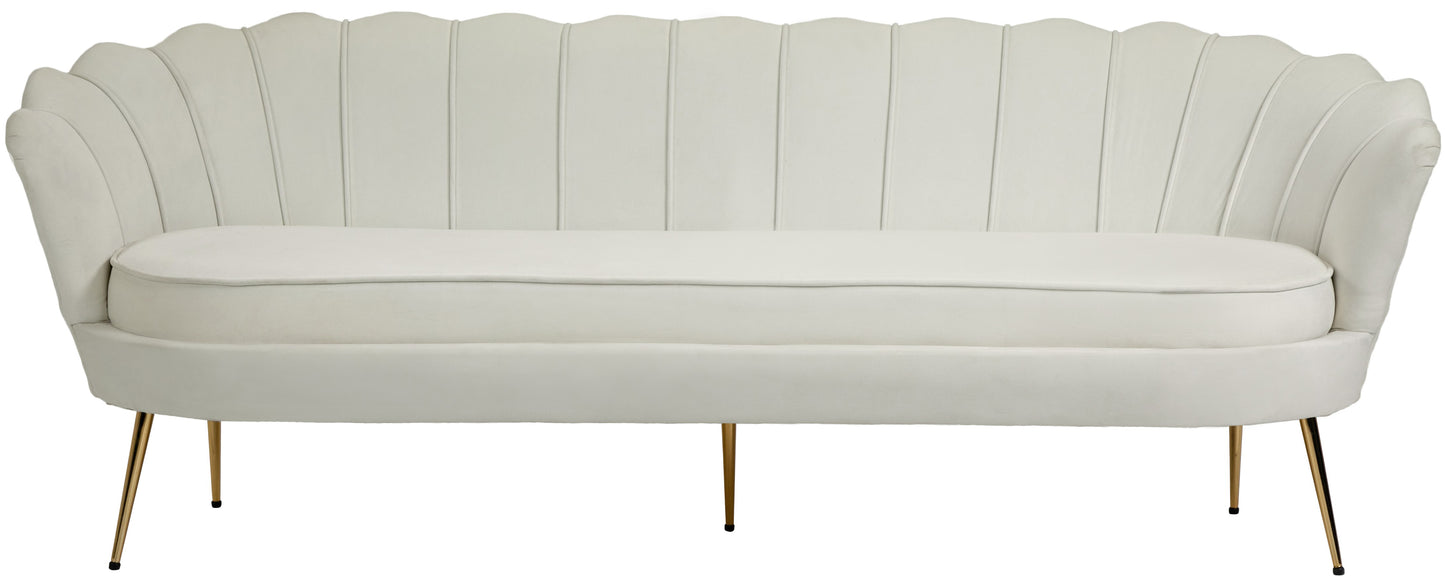 alessio cream velvet sofa s