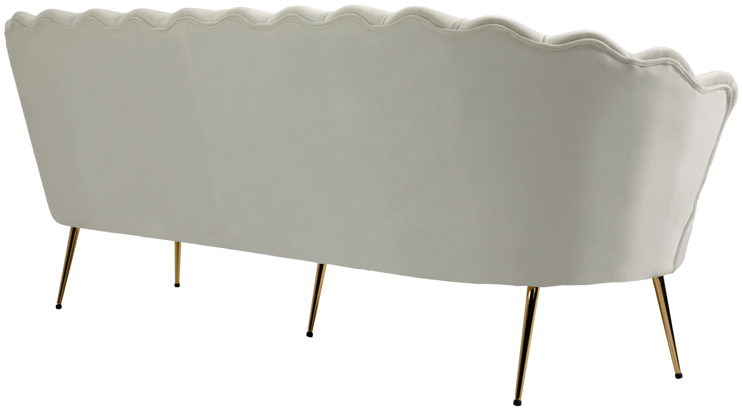 alessio cream velvet sofa s