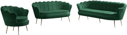 Alessio Green Velvet Chair C