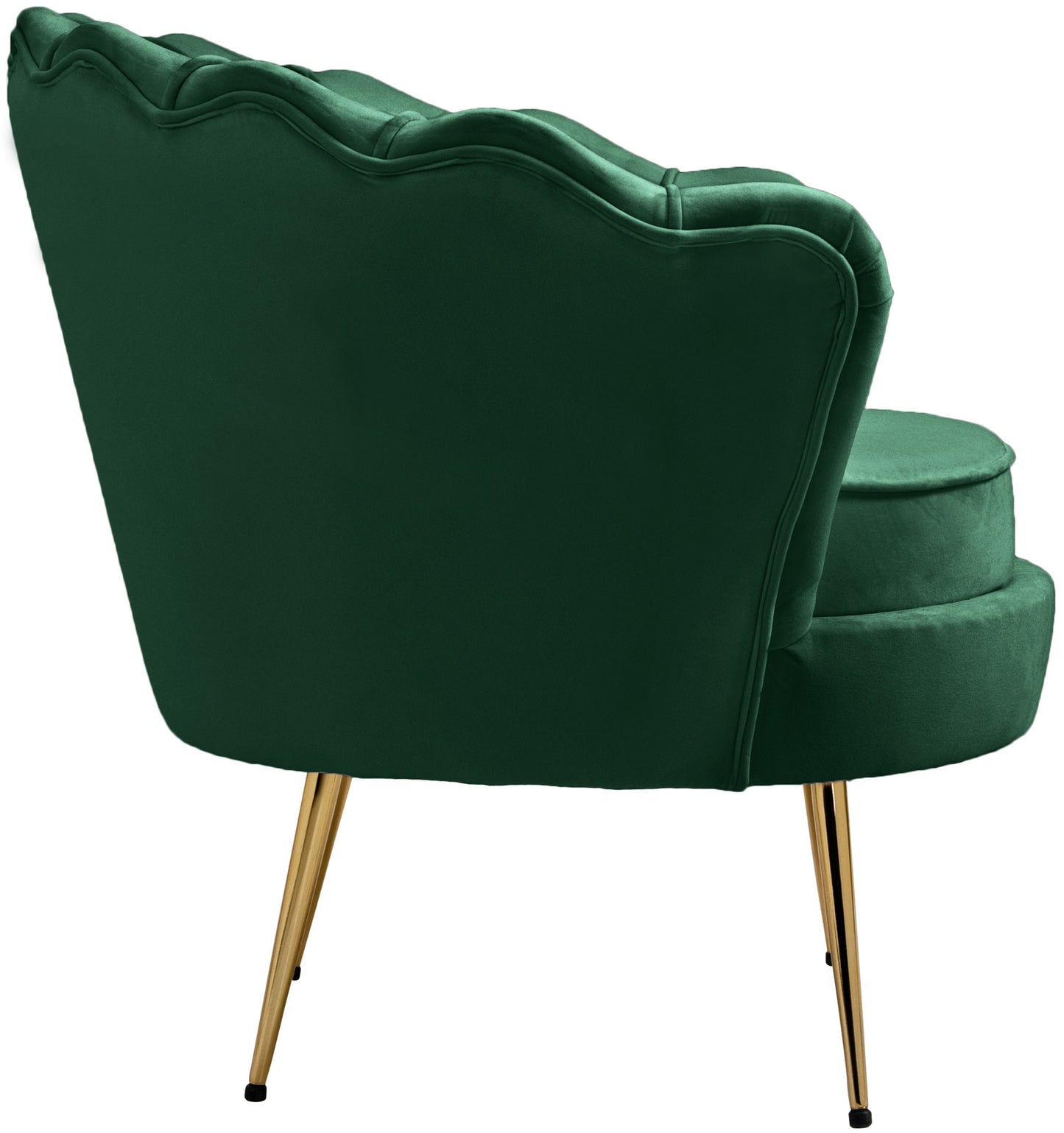 alessio green velvet chair c