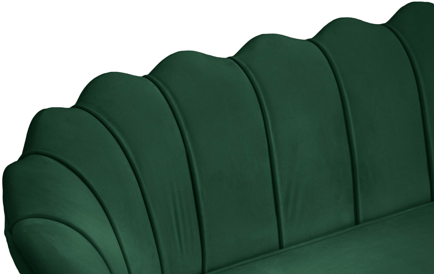 alessio green velvet loveseat l