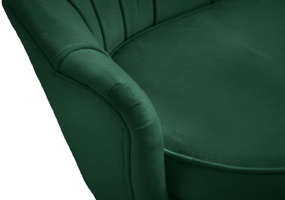 Alessio Green Velvet Loveseat L