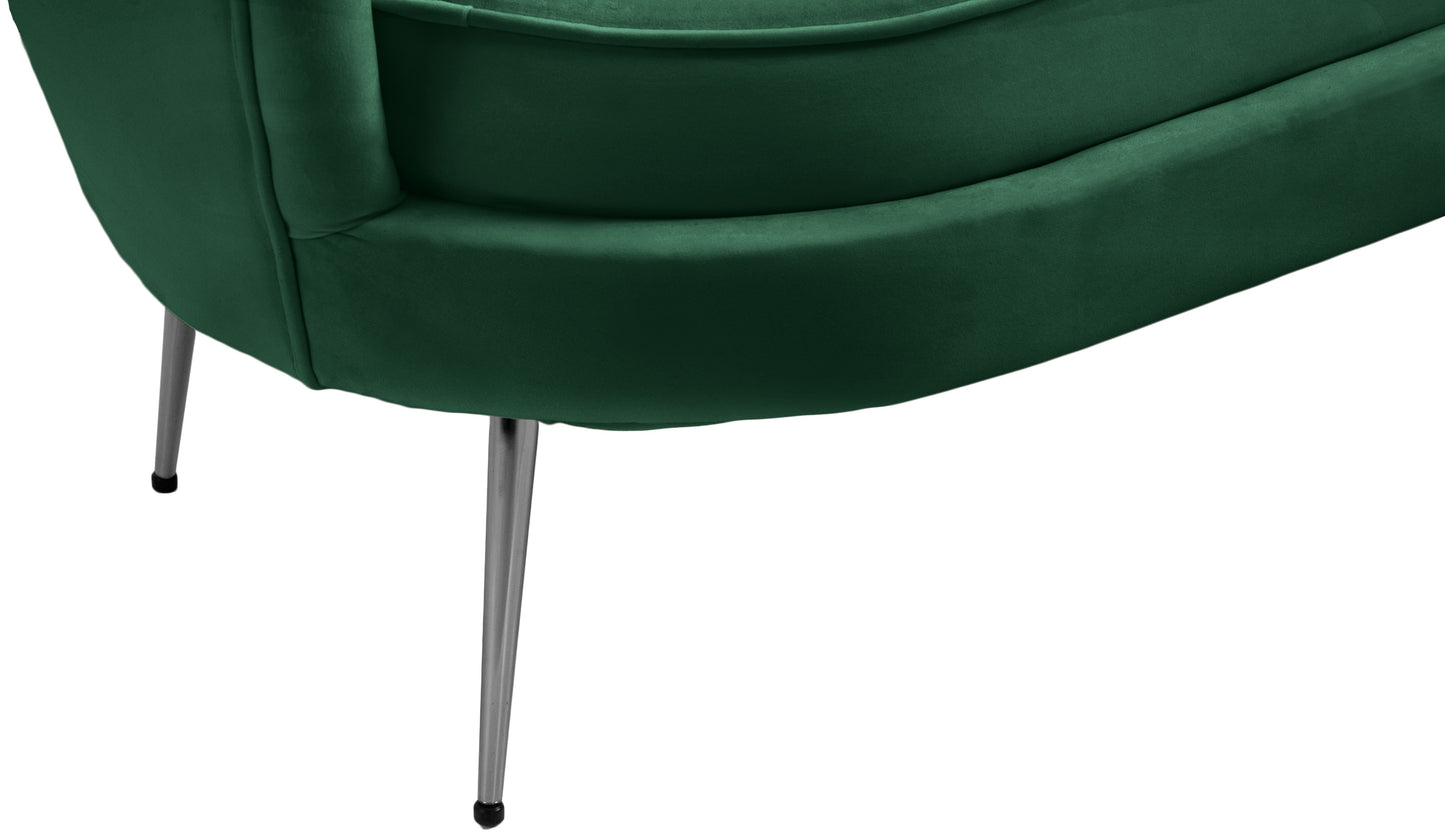 alessio green velvet sofa s