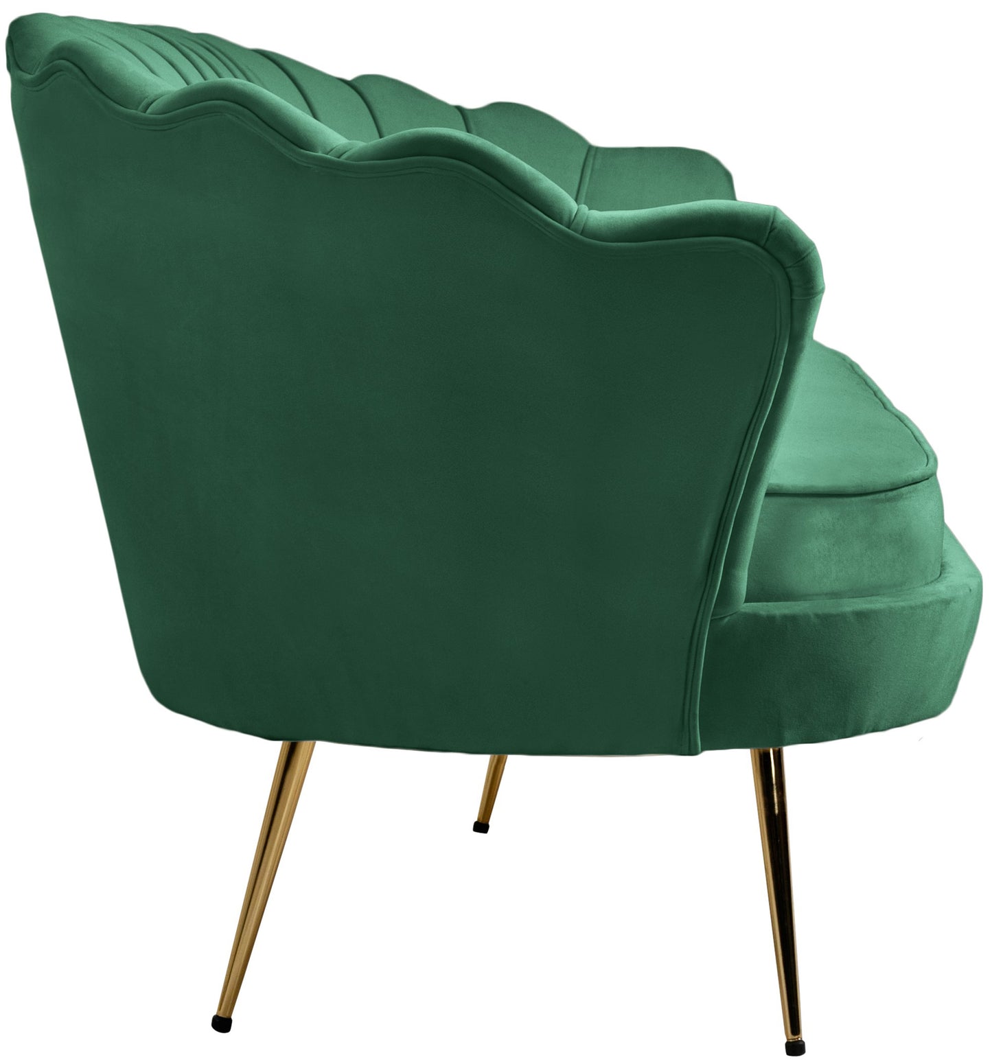 alessio green velvet sofa s