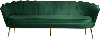 Alessio Green Velvet Sofa S