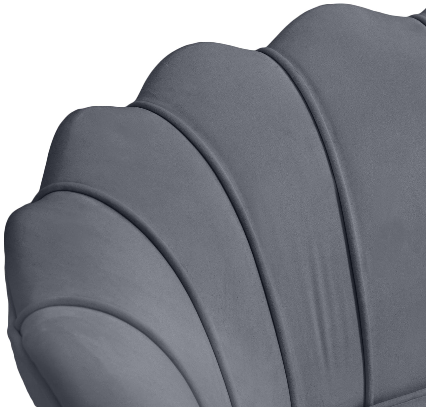 alessio grey velvet chair c