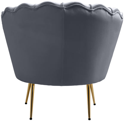 Alessio Grey Velvet Chair C