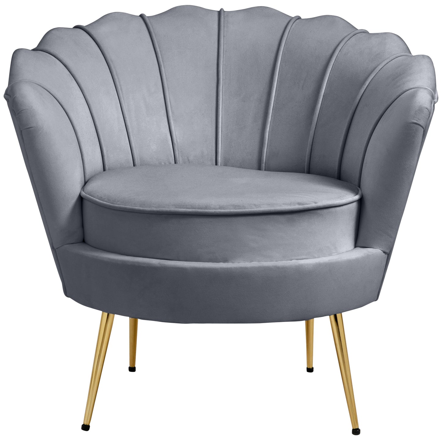 alessio grey velvet chair c