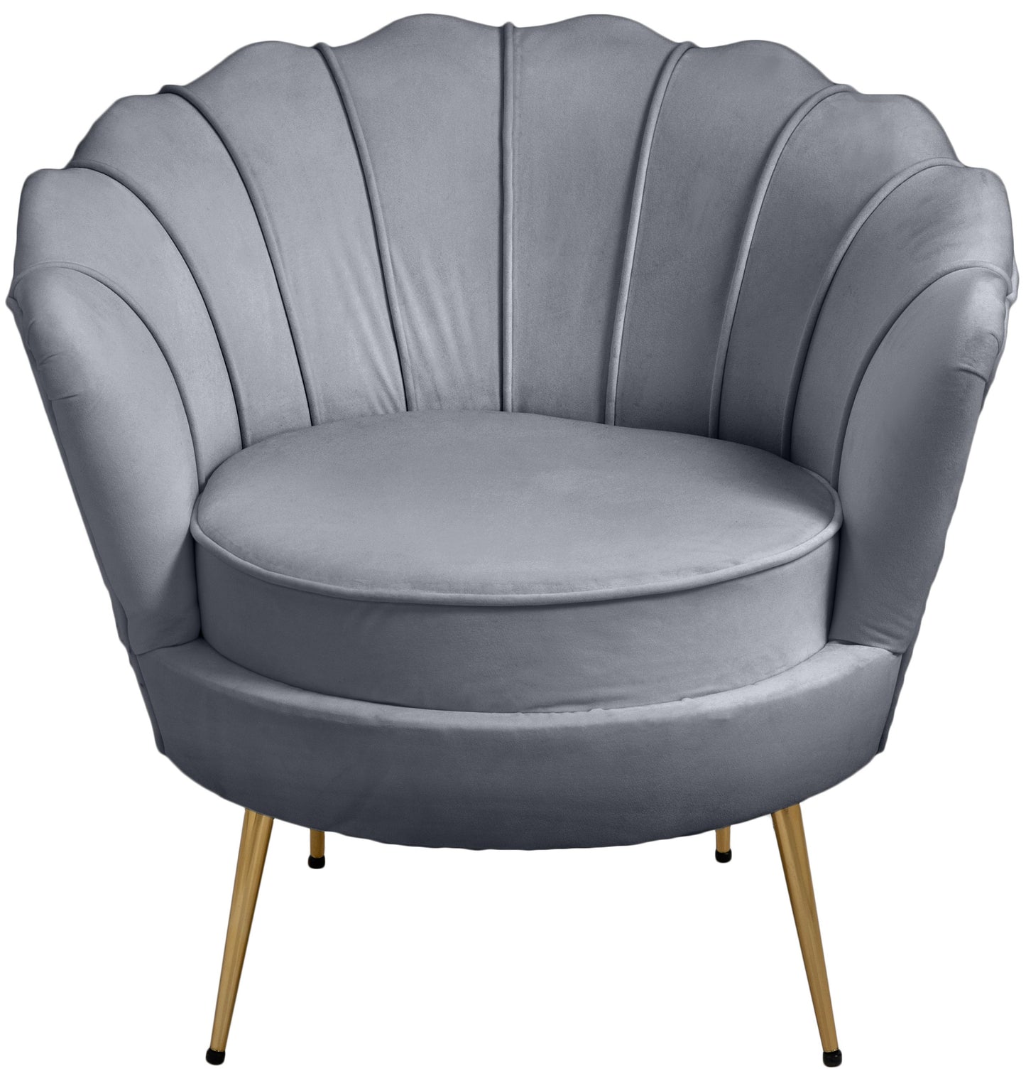 alessio grey velvet chair c