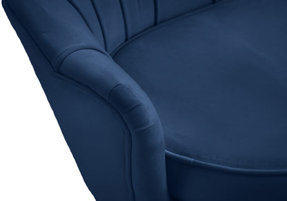 Alessio Navy Velvet Chair C