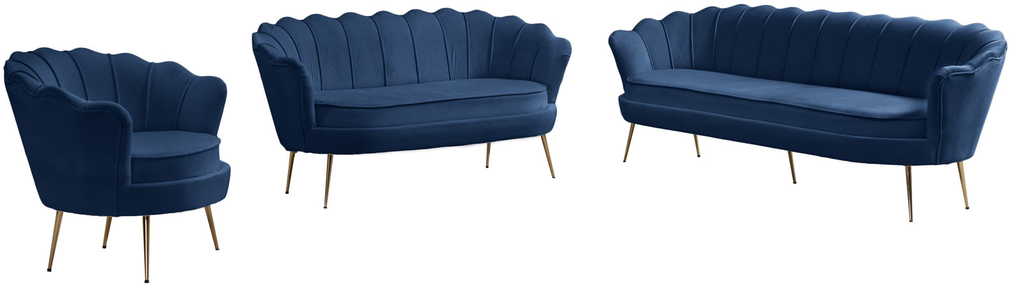 alessio navy velvet chair c