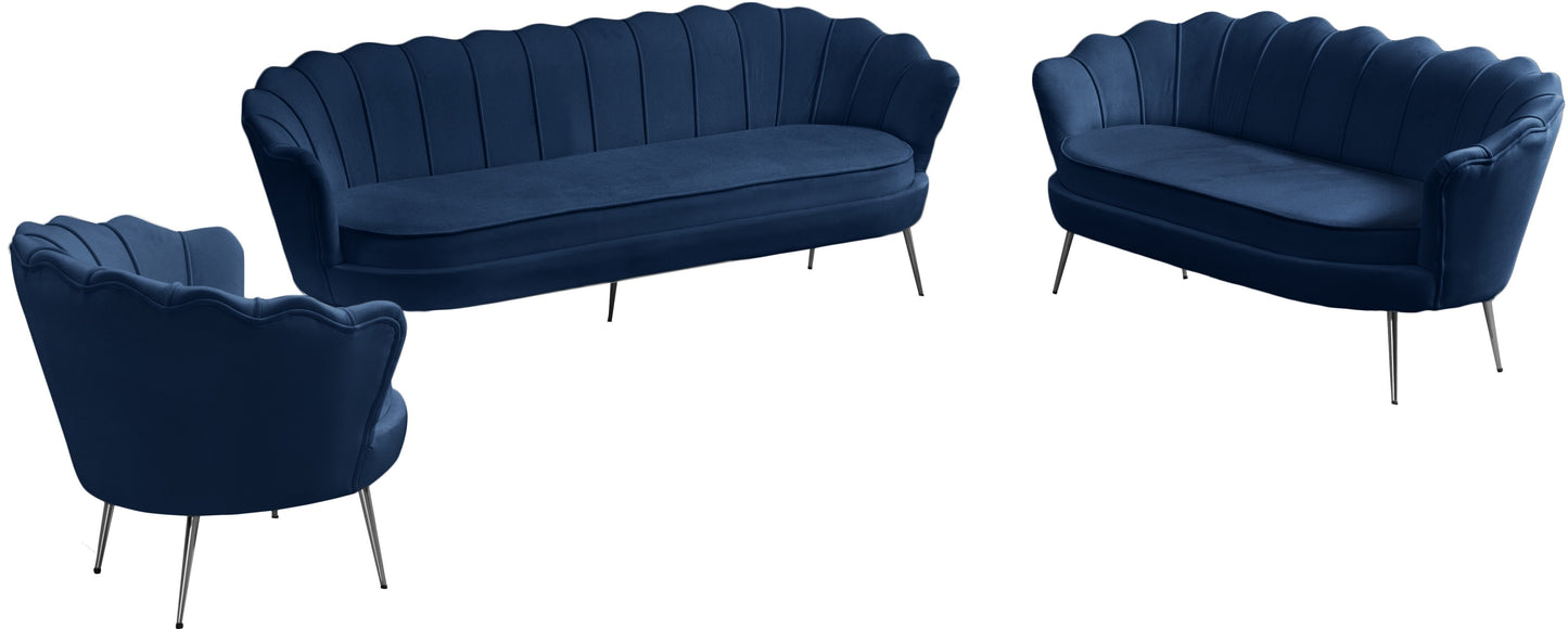 alessio navy velvet chair c