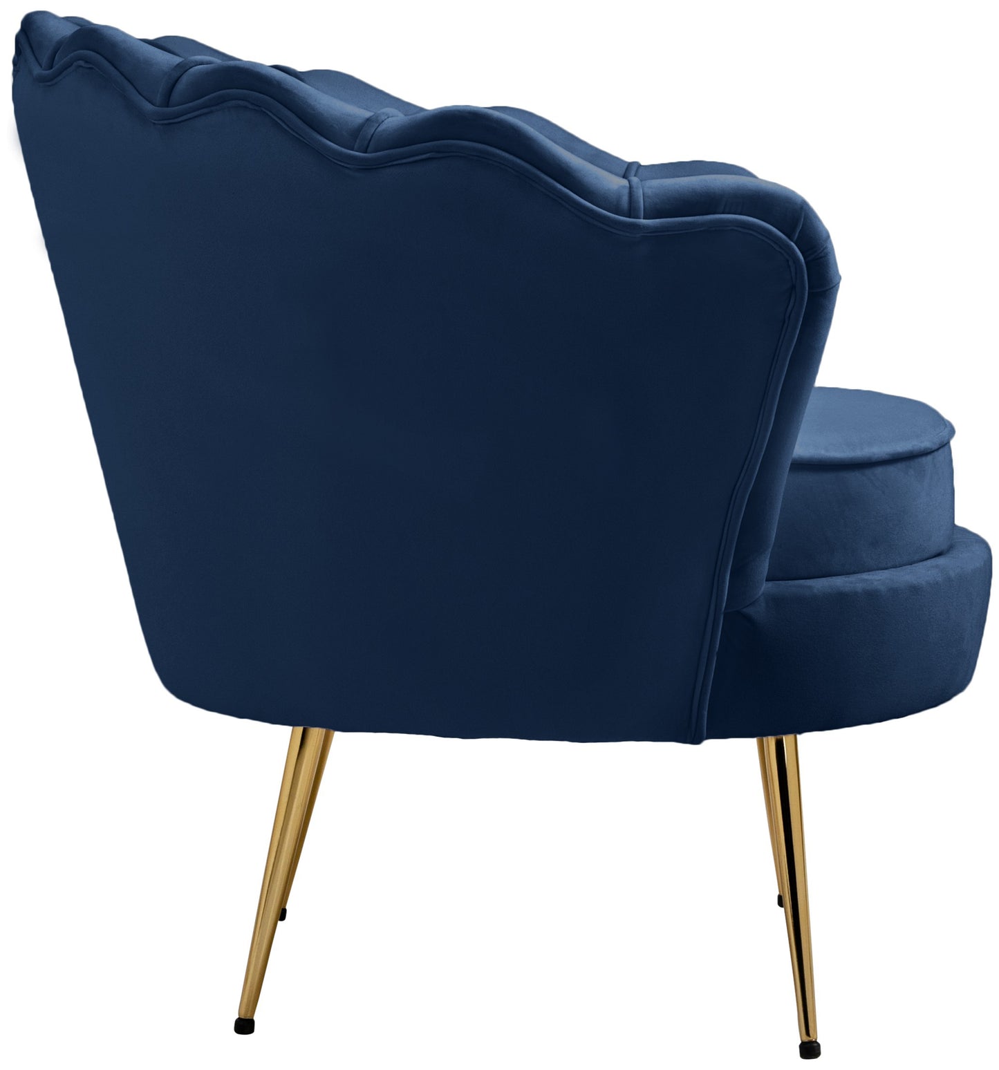 alessio navy velvet chair c