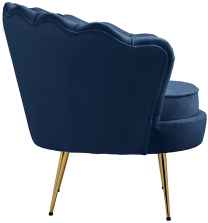 Alessio Navy Velvet Chair C