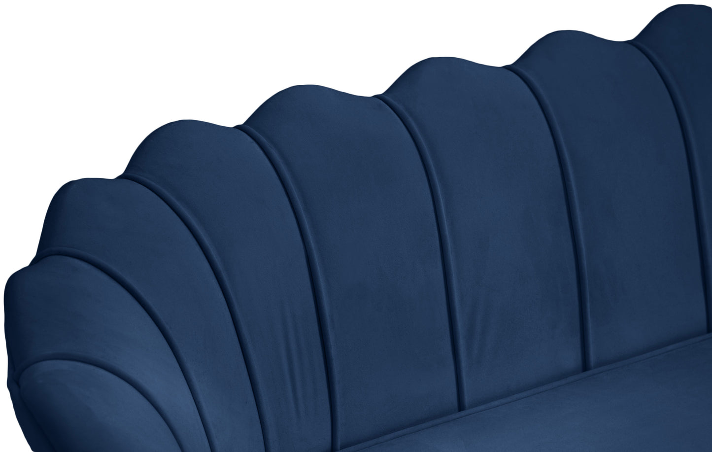 alessio navy velvet loveseat l