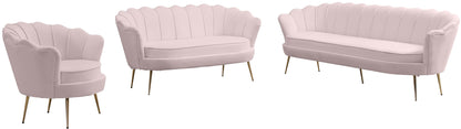 Alessio Pink Velvet Chair C