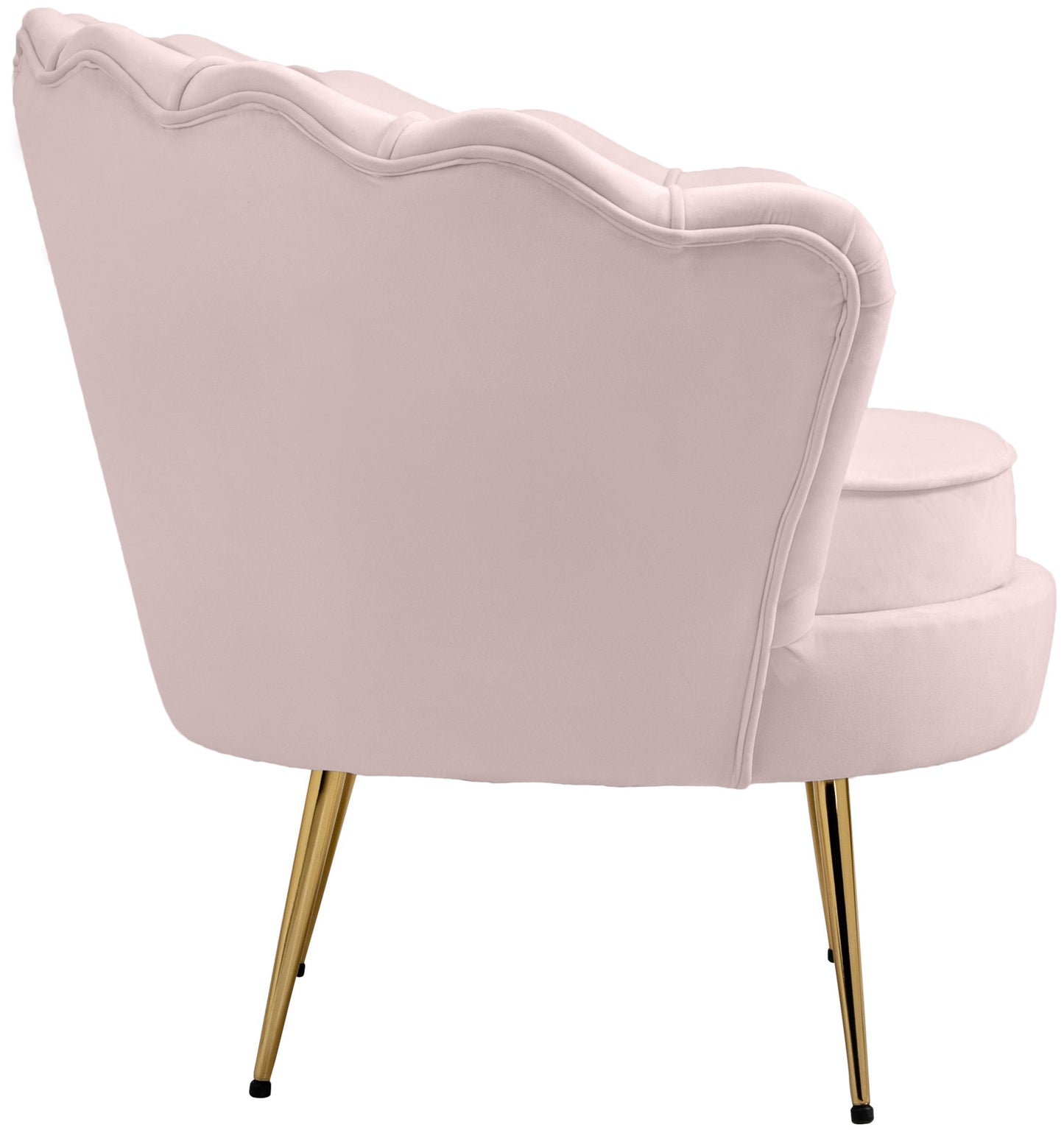 alessio pink velvet chair c