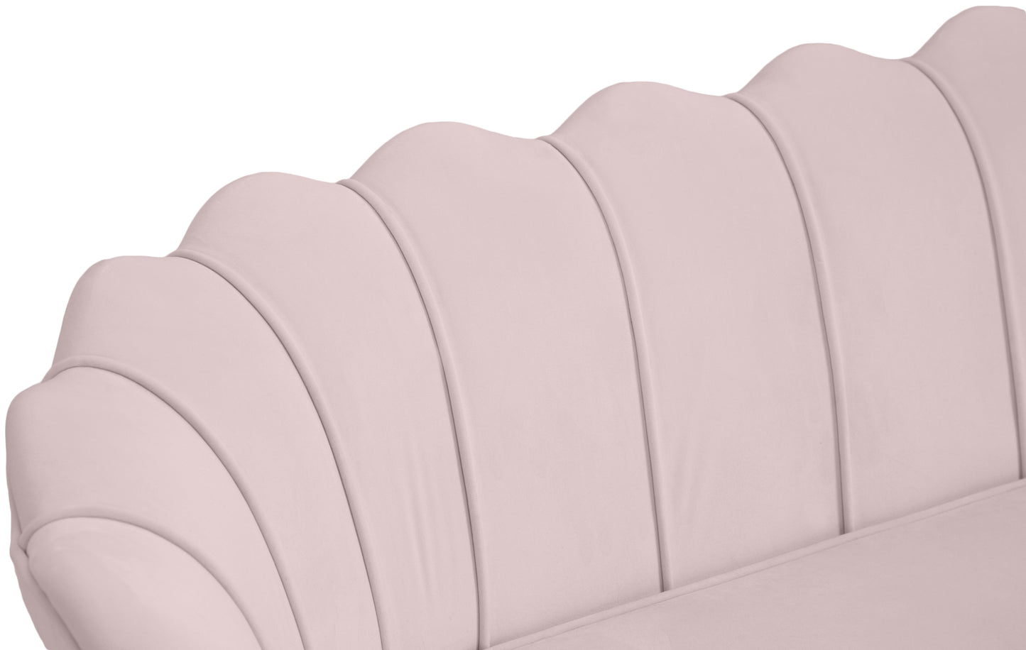 alessio pink velvet loveseat l