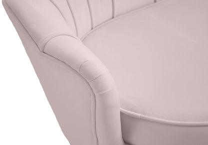 Alessio Pink Velvet Loveseat L