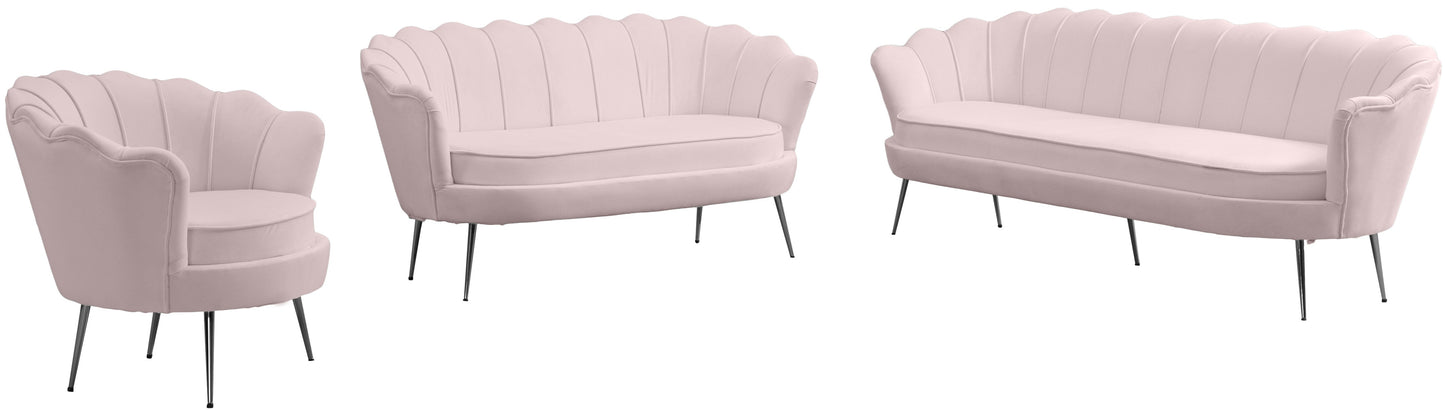 alessio pink velvet sofa s