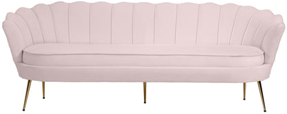 Alessio Pink Velvet Sofa S