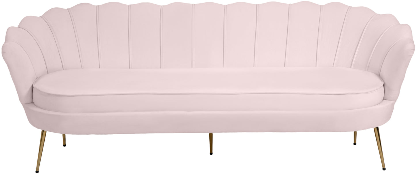 alessio pink velvet sofa s