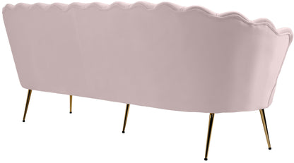 Alessio Pink Velvet Sofa S