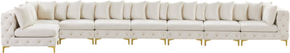 Westmount Cream Velvet Modular Sectional Sec8B