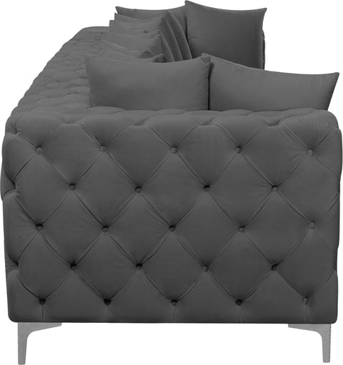 Westmount Grey Velvet Modular Sofa S138