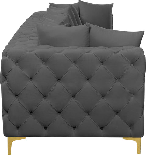Westmount Grey Velvet Modular Sofa S138