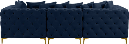 Westmount Navy Velvet Modular Sofa S108