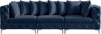 Westmount Navy Velvet Modular Sofa S108