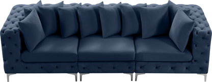 Westmount Navy Velvet Modular Sofa S108