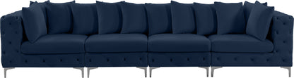 Westmount Navy Velvet Modular Sofa S138