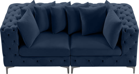 Westmount Navy Velvet Modular Sofa S78