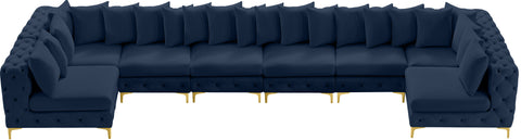 Westmount Navy Velvet Modular Sectional Sec8C