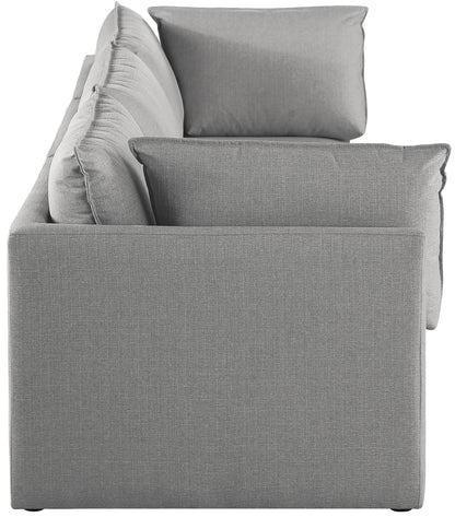 Winston Grey Durable Linen Textured Modular Sofa S120B