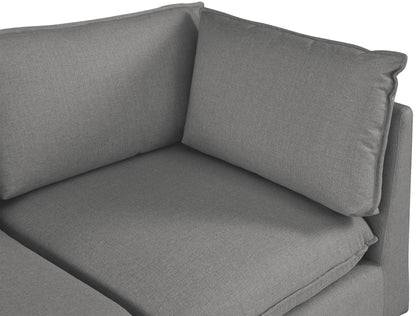 Winston Grey Durable Linen Textured Modular Sofa S120B