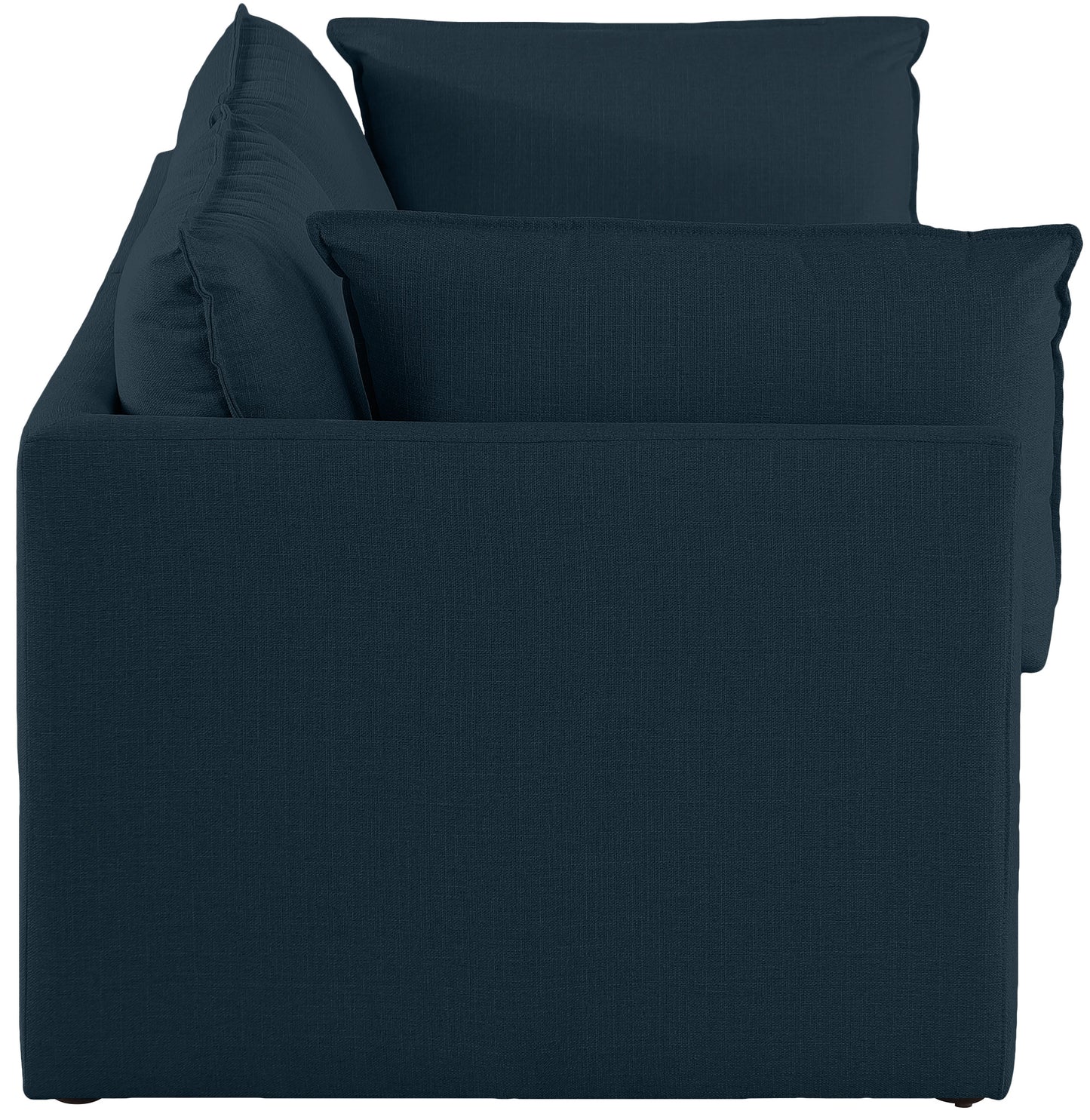 winston navy durable linen textured modular sofa s80b