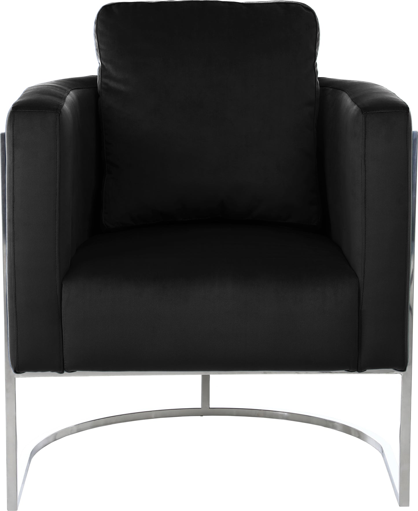 geneva black velvet chair c