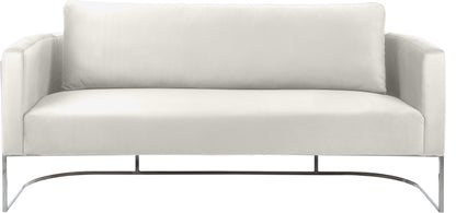 Geneva Cream Velvet Sofa S