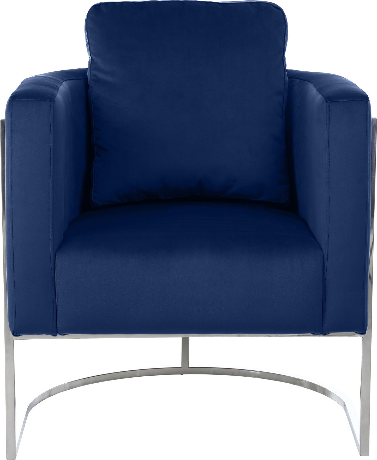 geneva navy velvet chair c