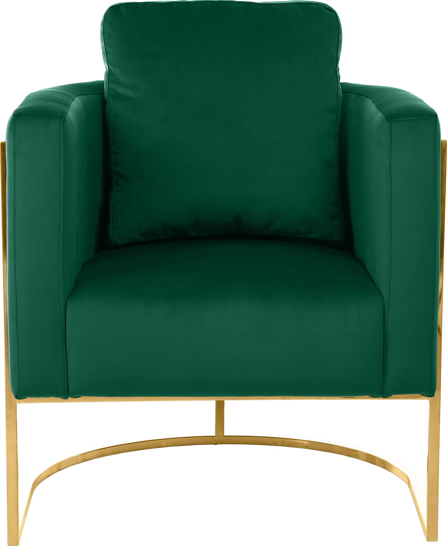 geneva green velvet chair c