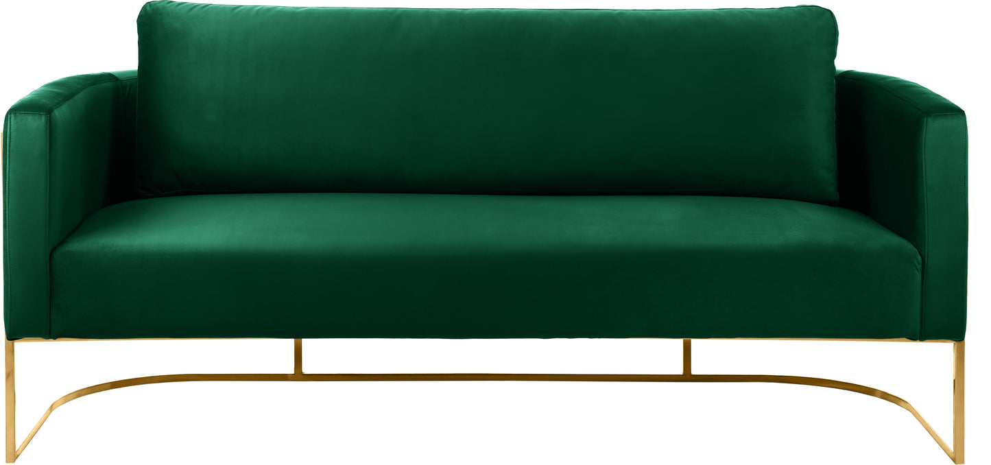 geneva green velvet sofa s